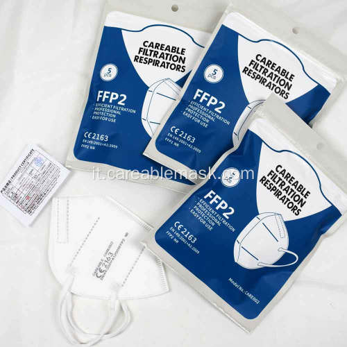 Maschera protettiva respirabile per filtrazione CE2163